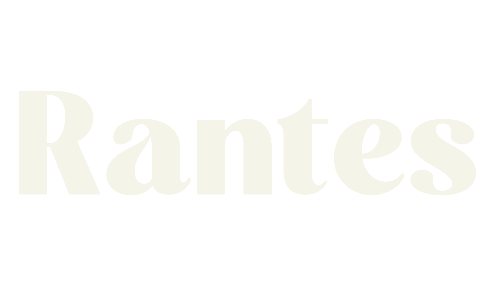 Rantes, luxury font preview