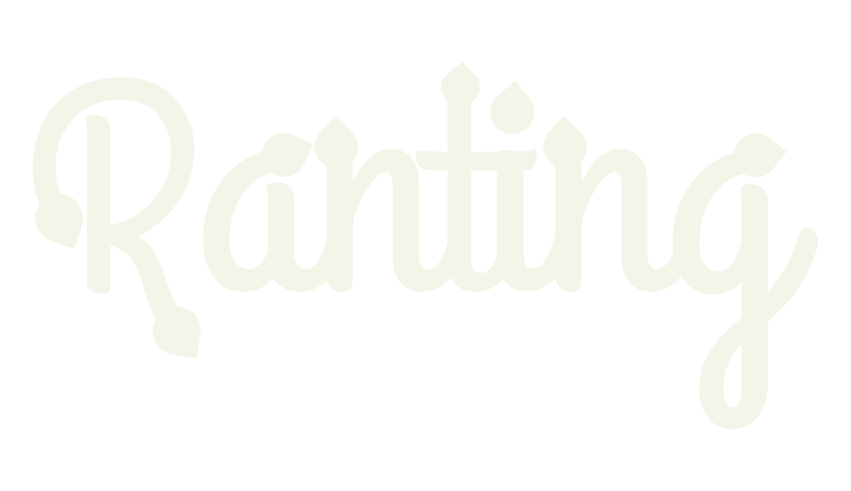 Ranting, decorative font preview