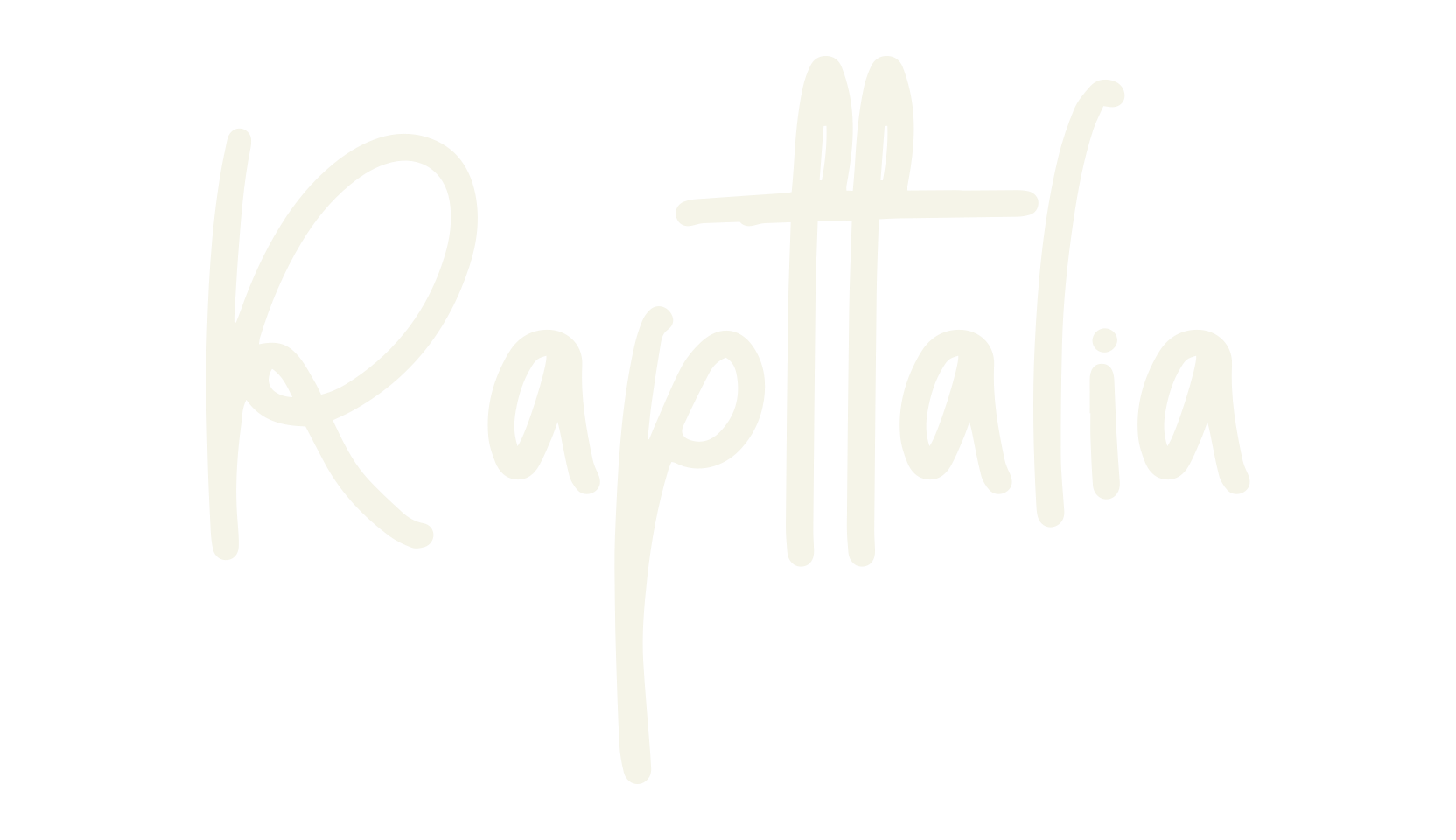 Rapttalia, cursive font preview