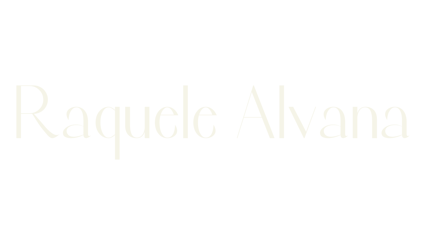 Raquele Alvana, elegant font preview
