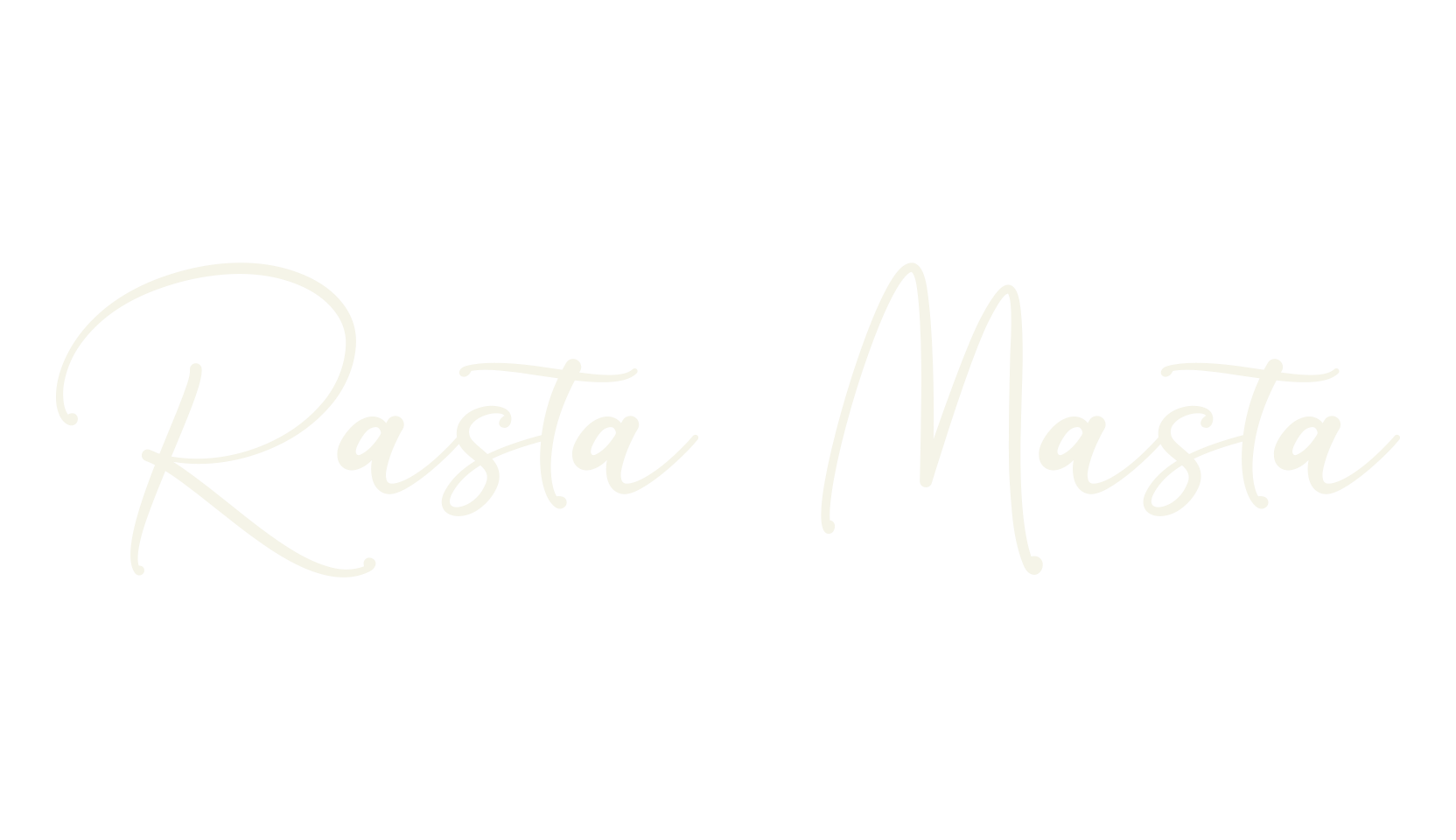 Rasta Masta, lettering font preview