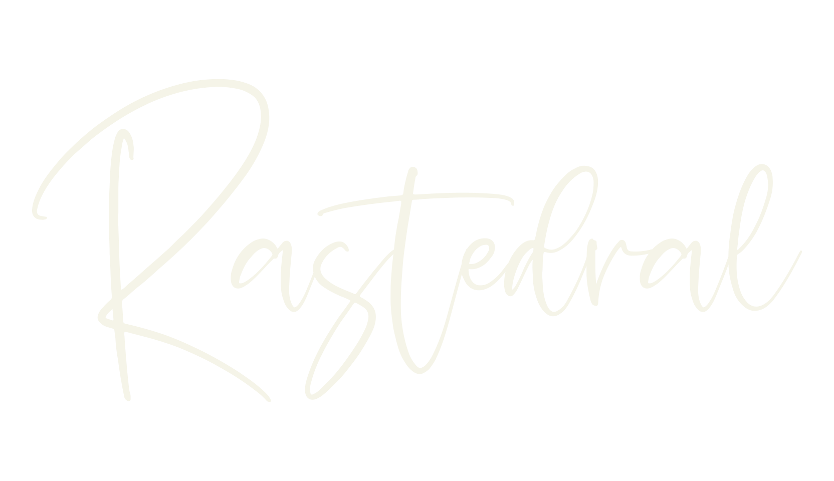 Rastedral, script font preview