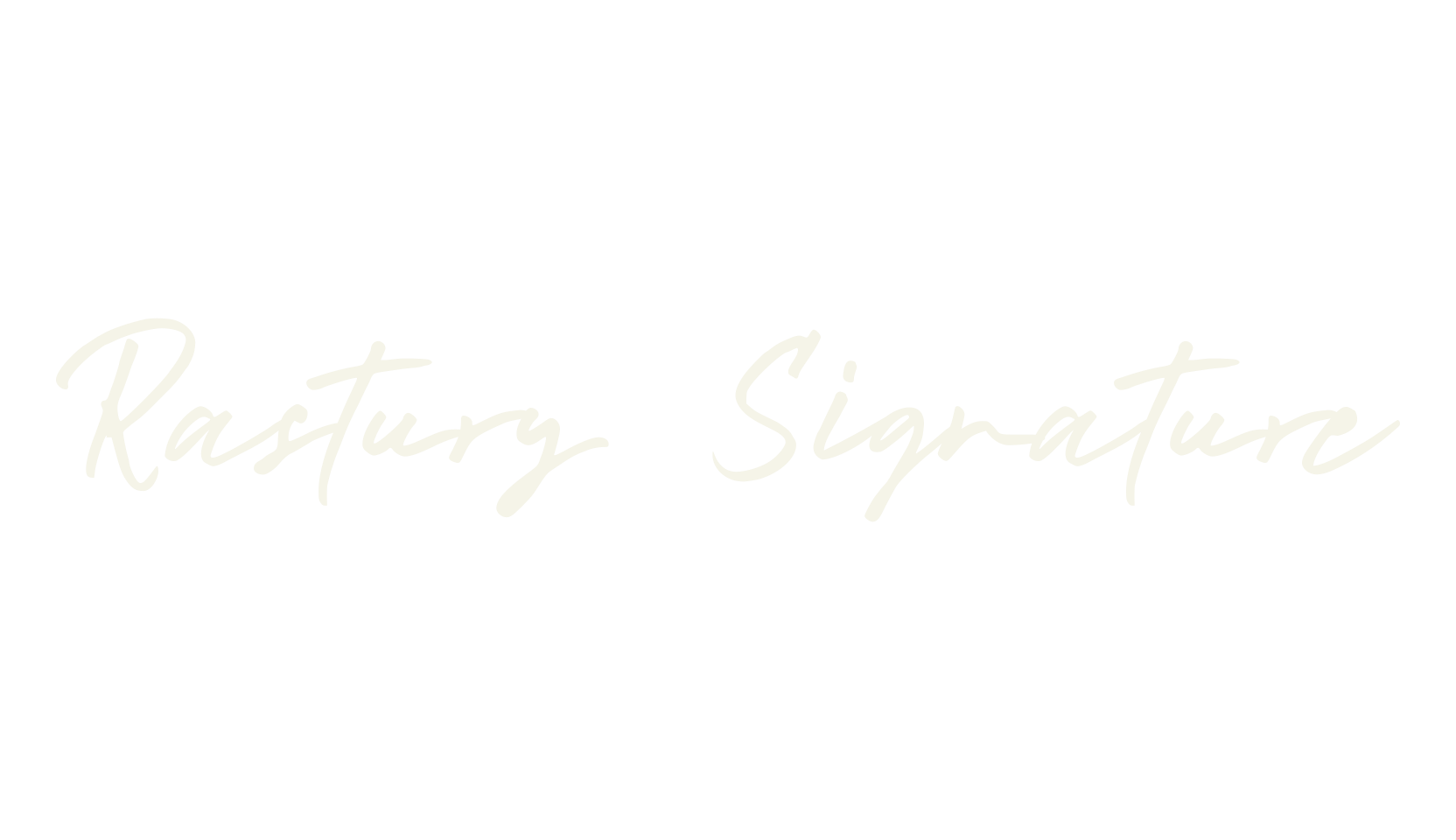 Rastury Signature, signature font preview