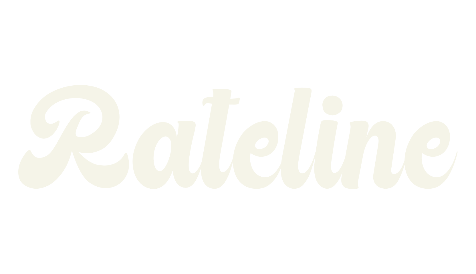 Rateline, sports font preview