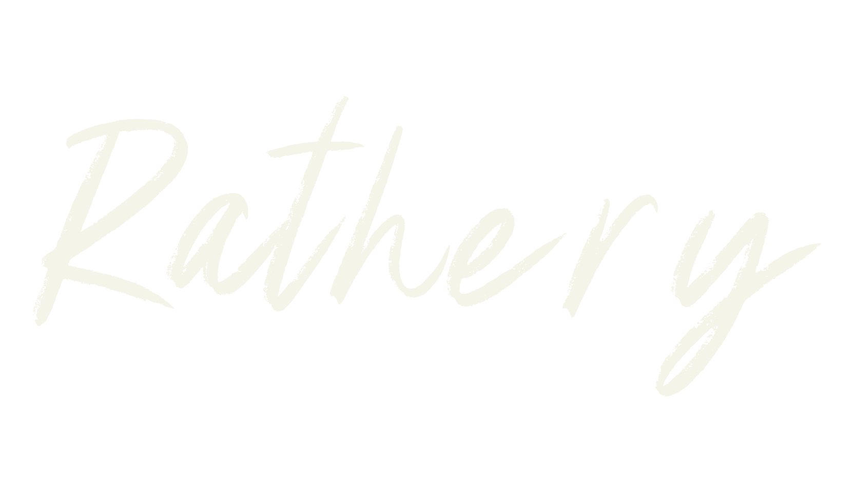 Rathery, marker font preview