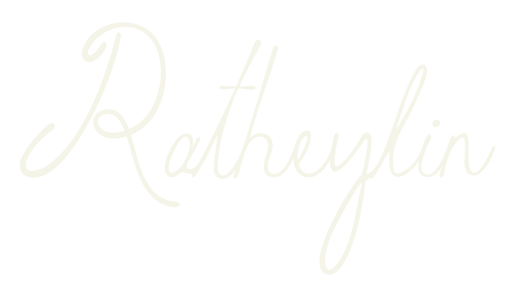 Ratheylin, handwriting font preview