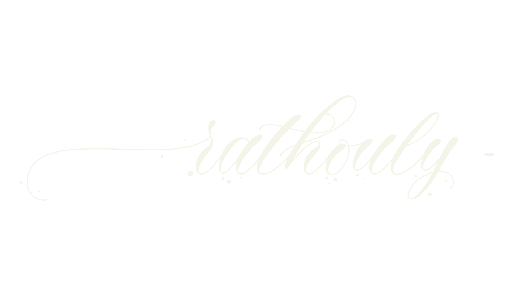 Rathouly -, calligraphy font preview