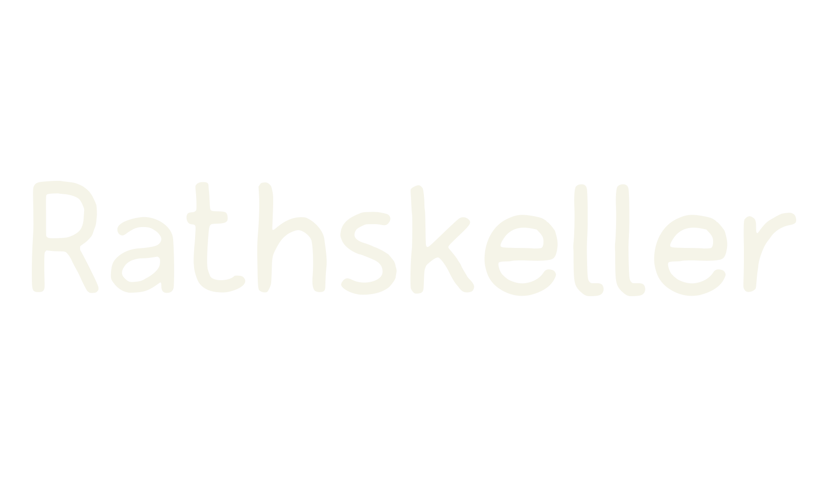 Rathskeller, lettering font preview