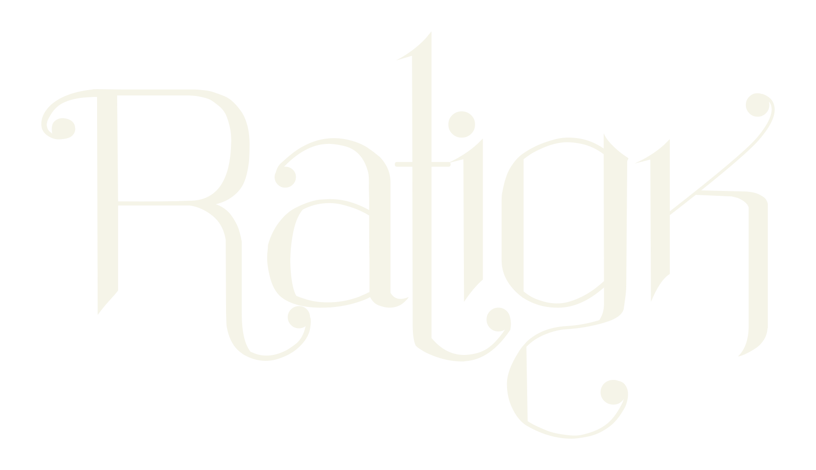 Ratigk, fashion sign font preview
