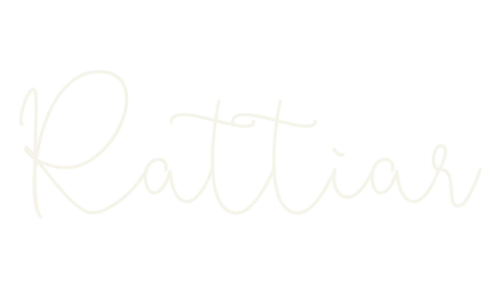 Rattiar, fashion script font preview