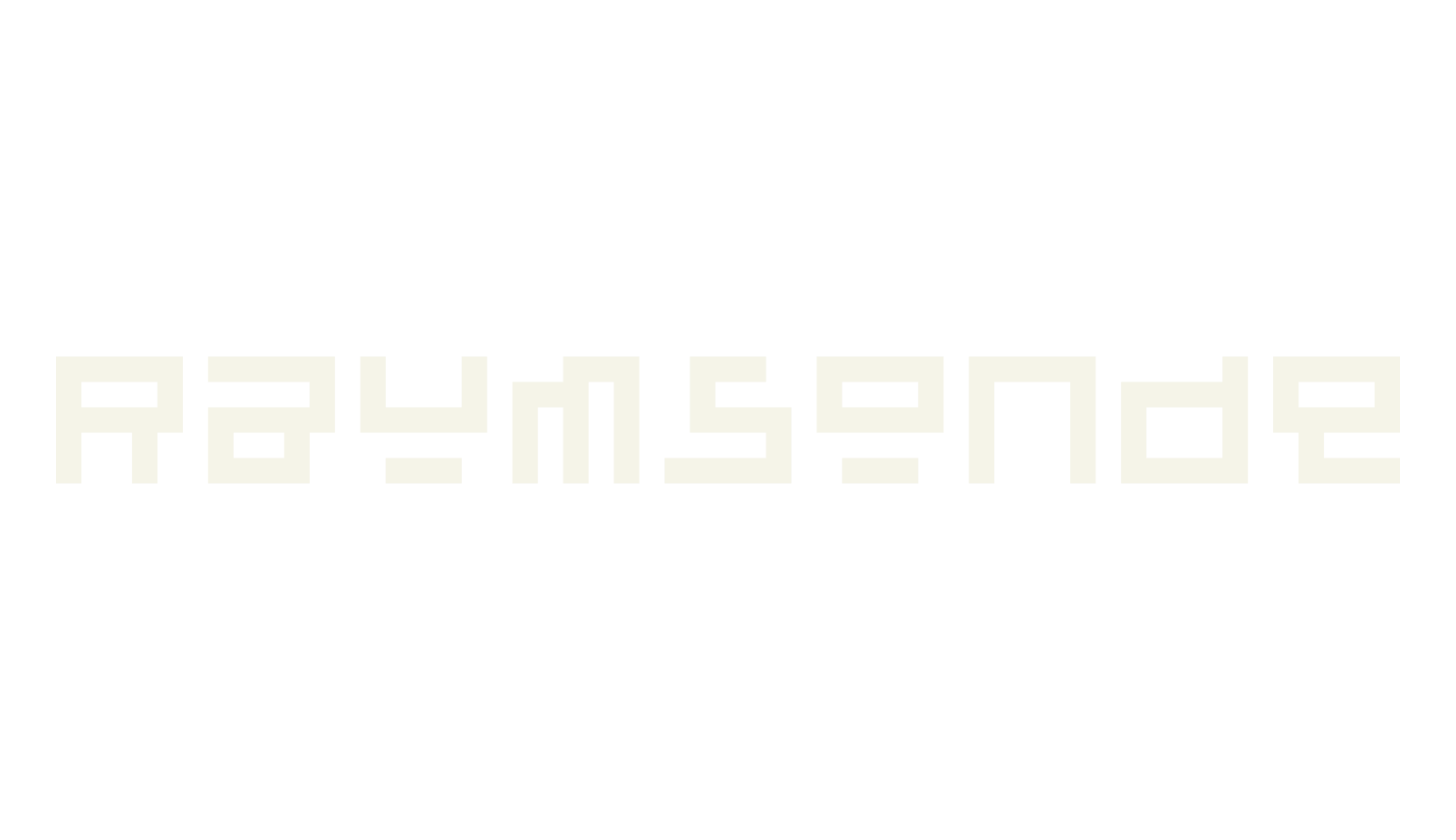 Raumsonde, display font preview