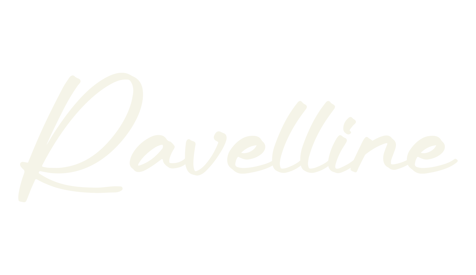 Ravelline, cursive font preview