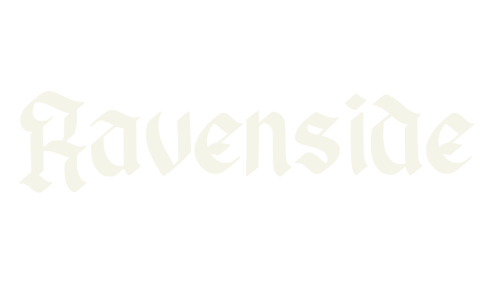 Ravenside, fantasy font preview