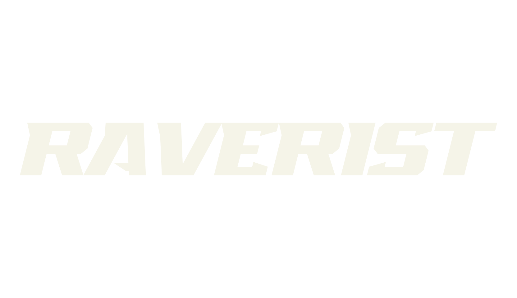 Raverist, sports font preview