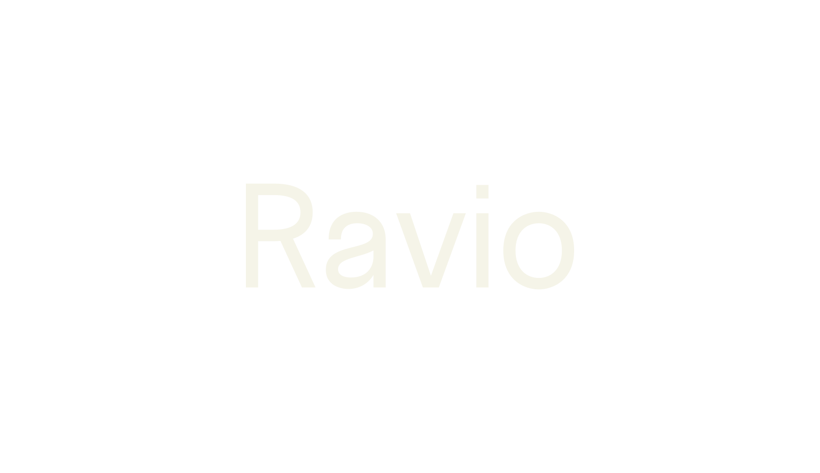 Ravio, business font preview