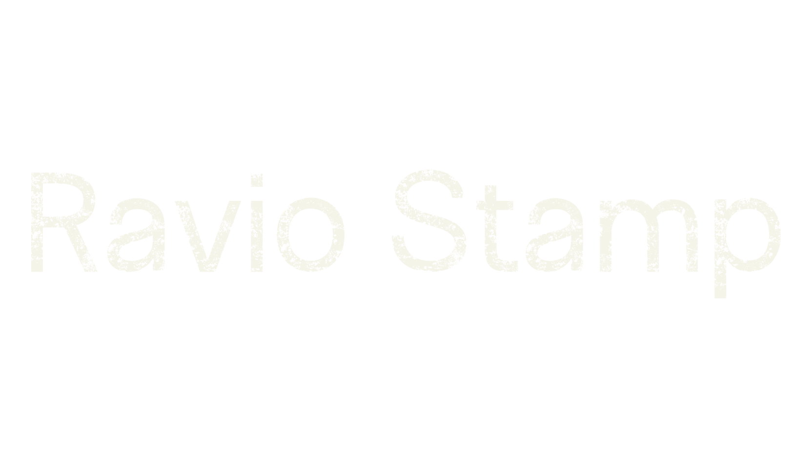 Ravio Stamp, display market font preview