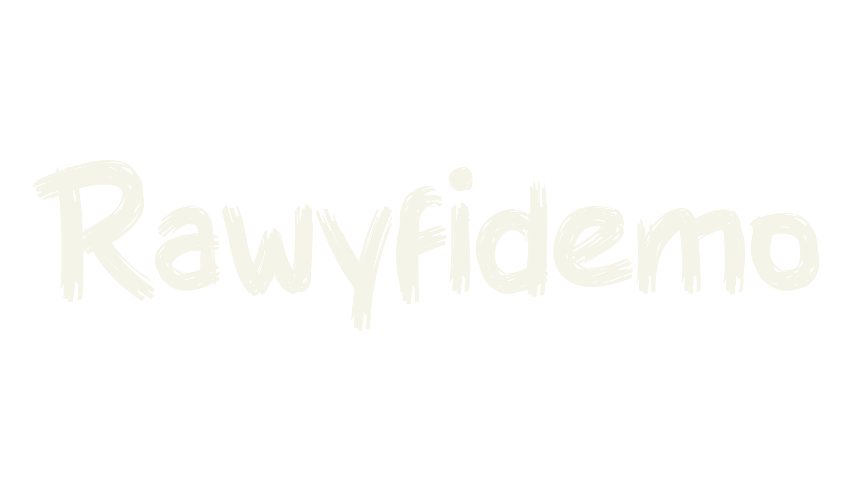 Rawyfidemo, brush font preview