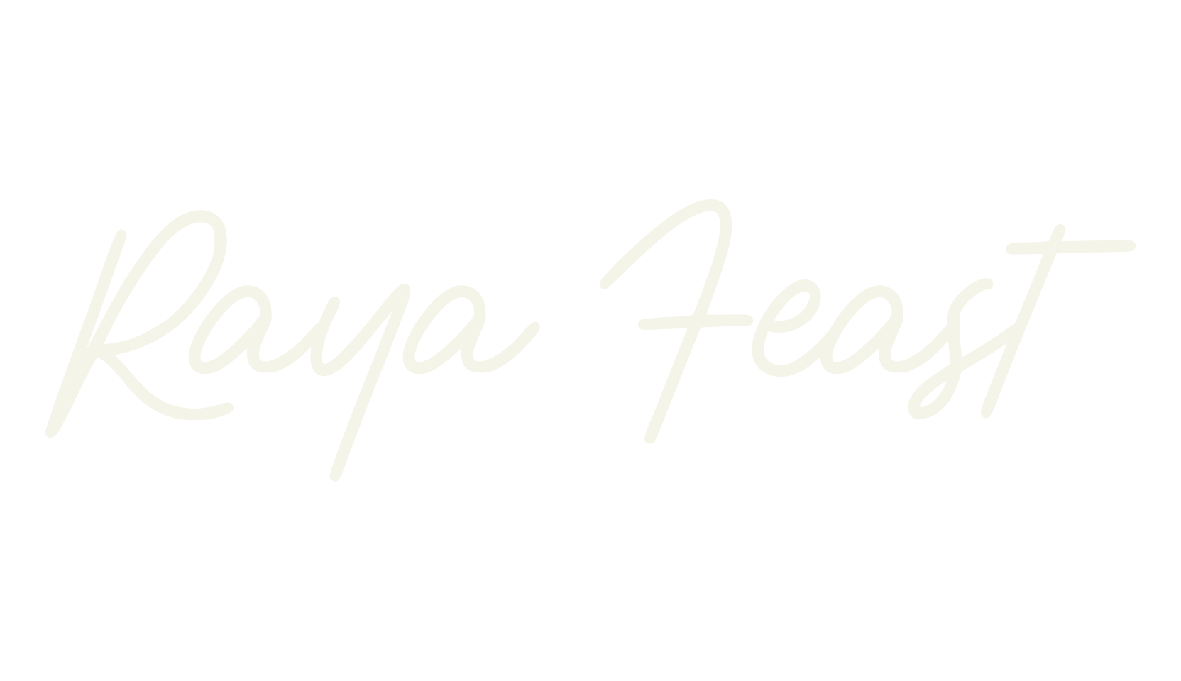 Raya Feast, fancy font preview