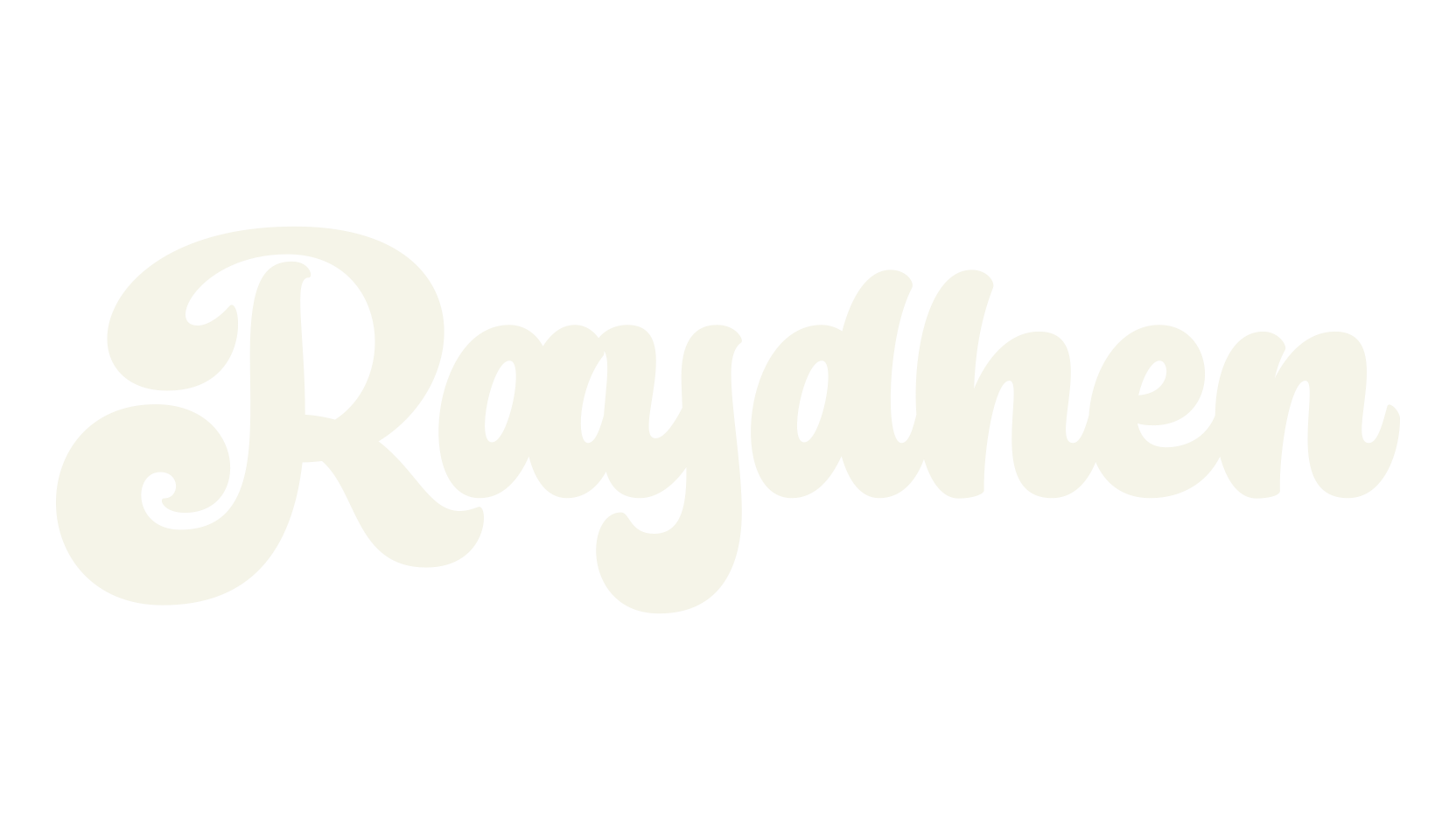 Raydhen, funky font preview