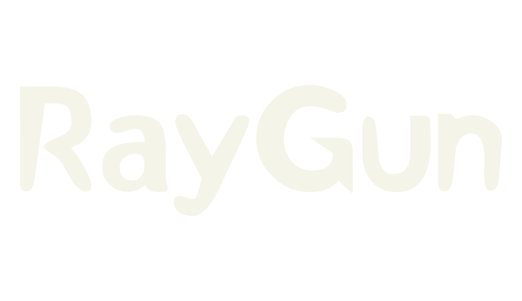 RayGun, rounded font preview