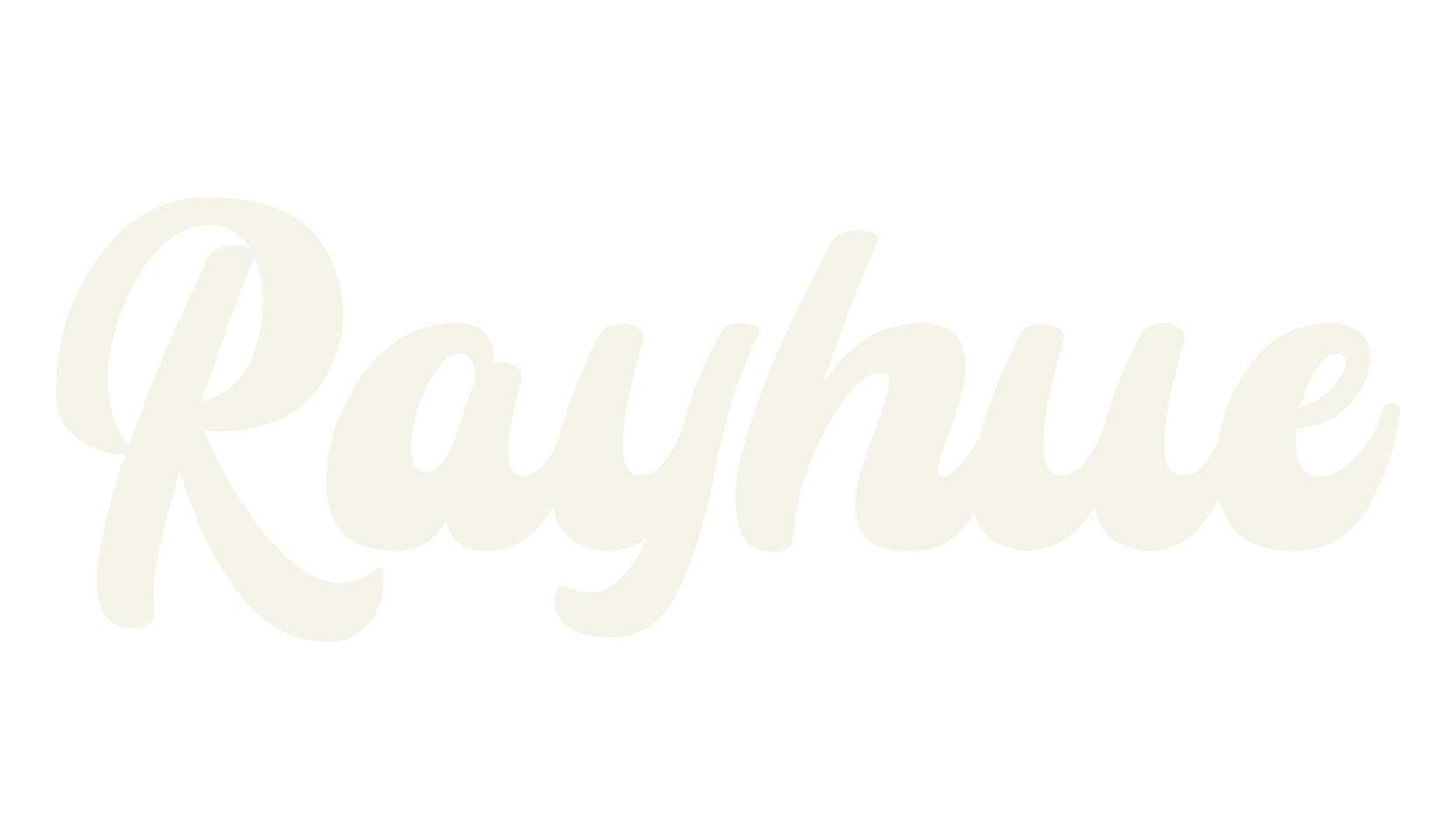 Rayhue, groovy font preview