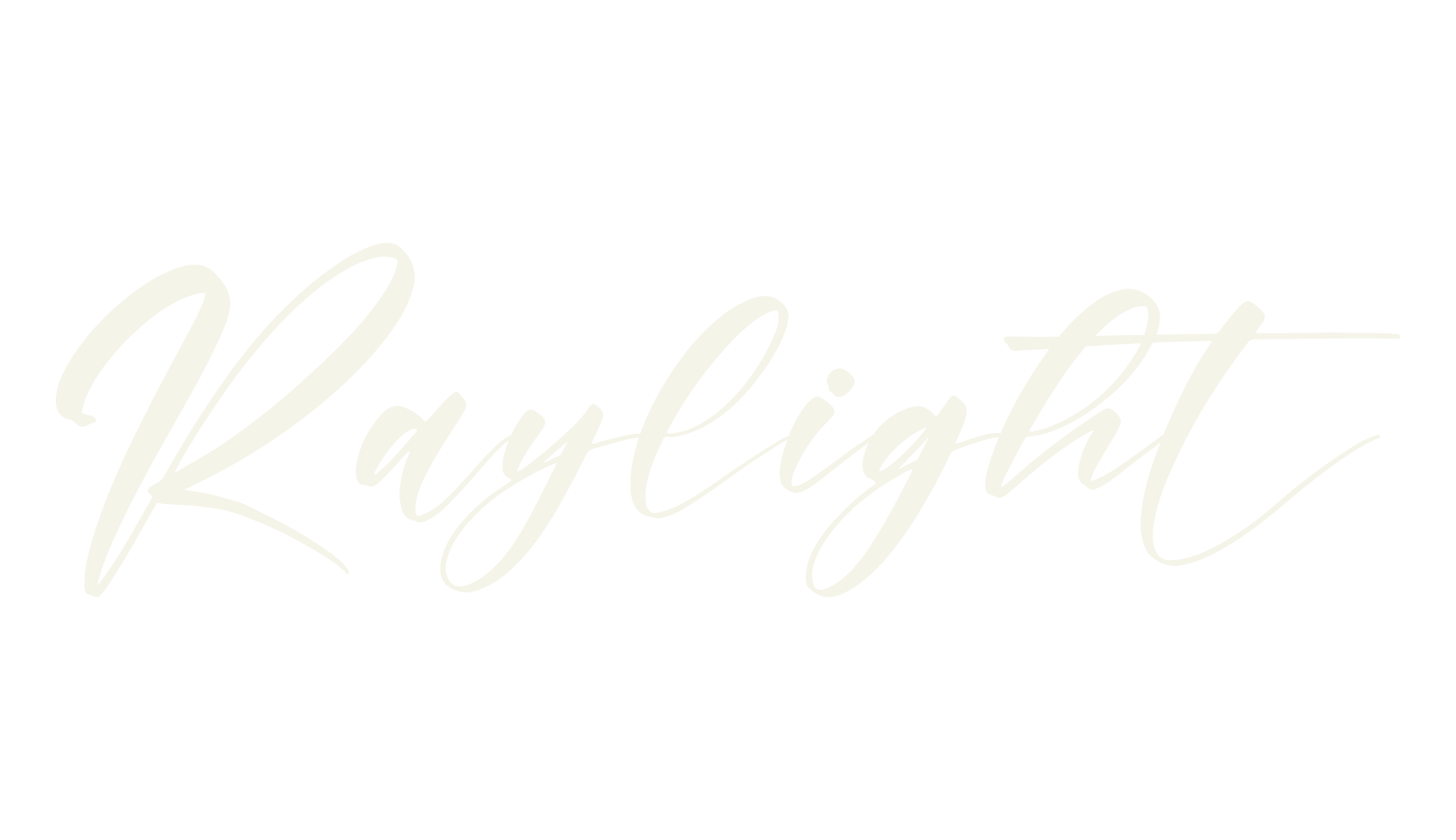 Raylight, script font preview