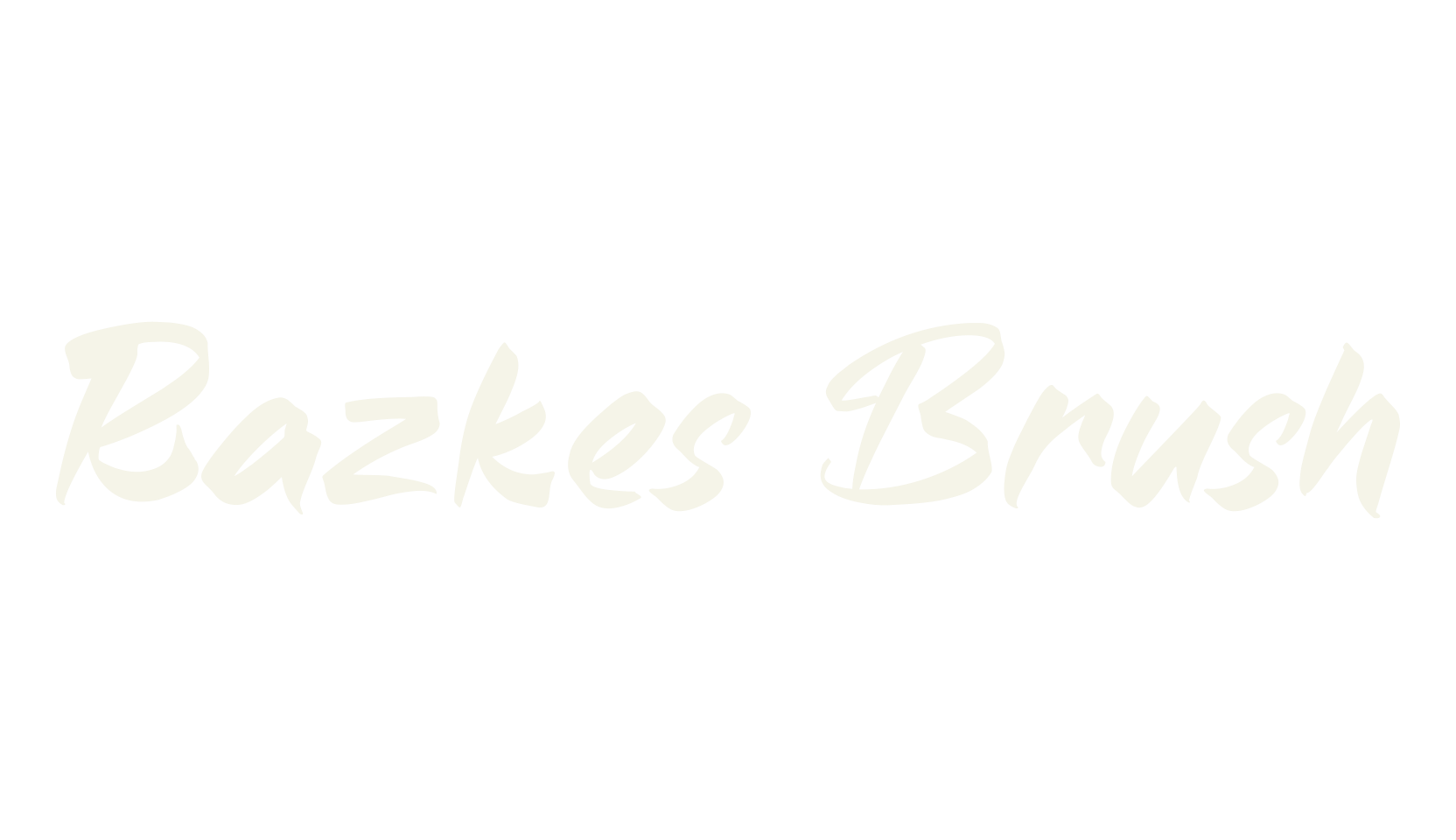 Razkes Brush, graffiti font preview