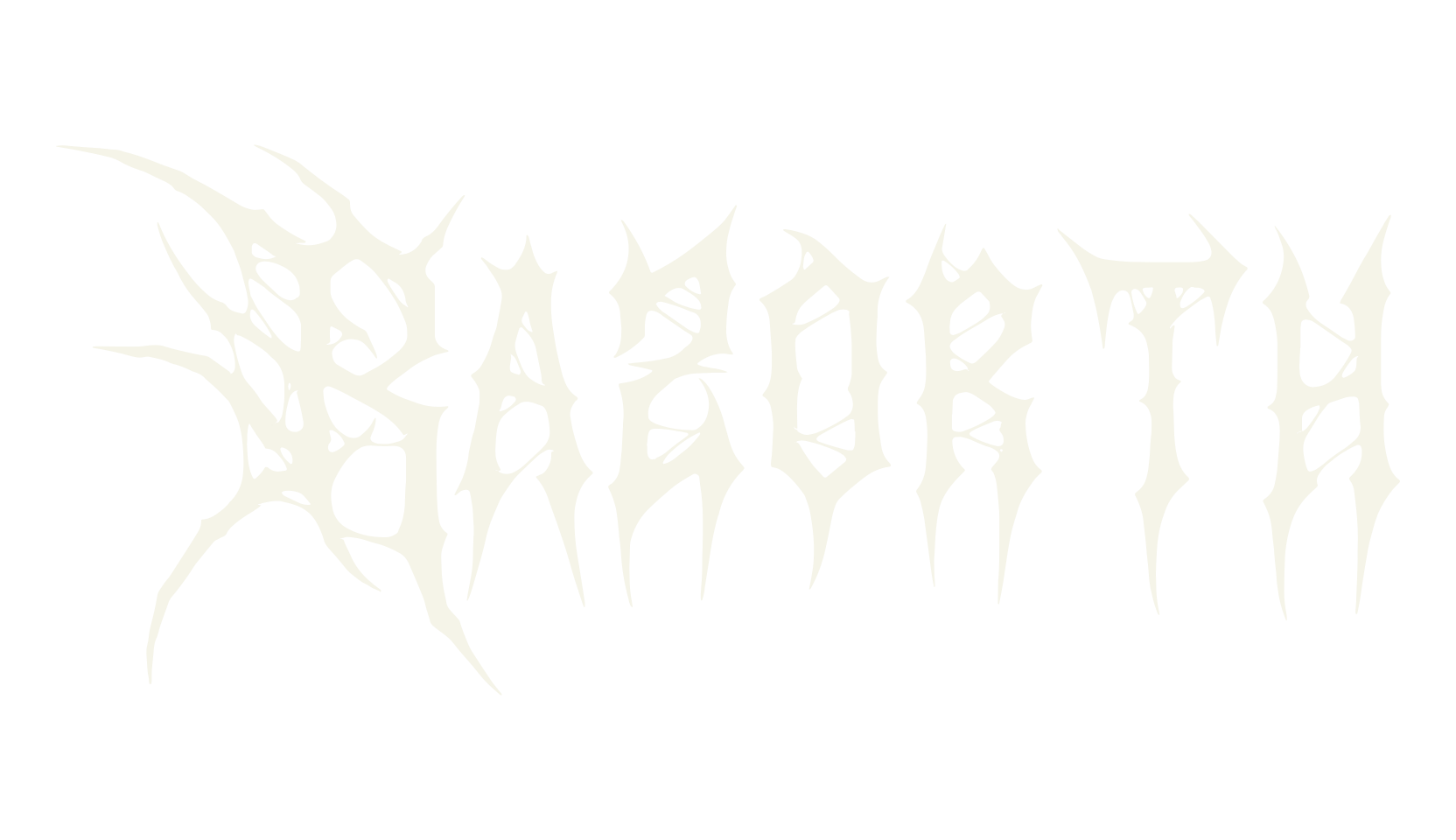 Razorth, metal font preview