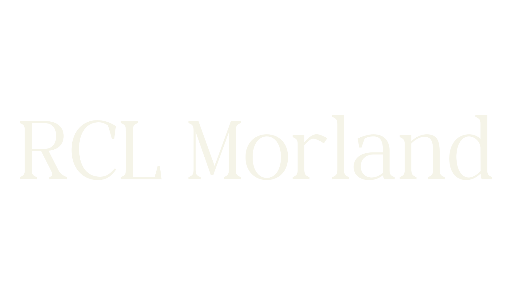 RCL Morland, serif font preview