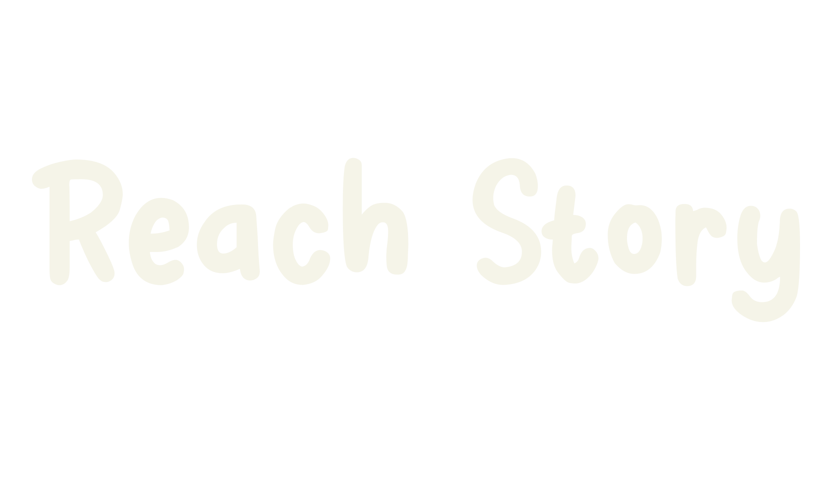Reach Story, logo font preview