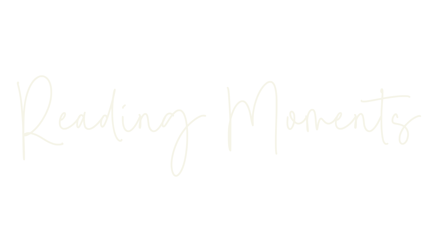 Reading Moments, fashion script font preview