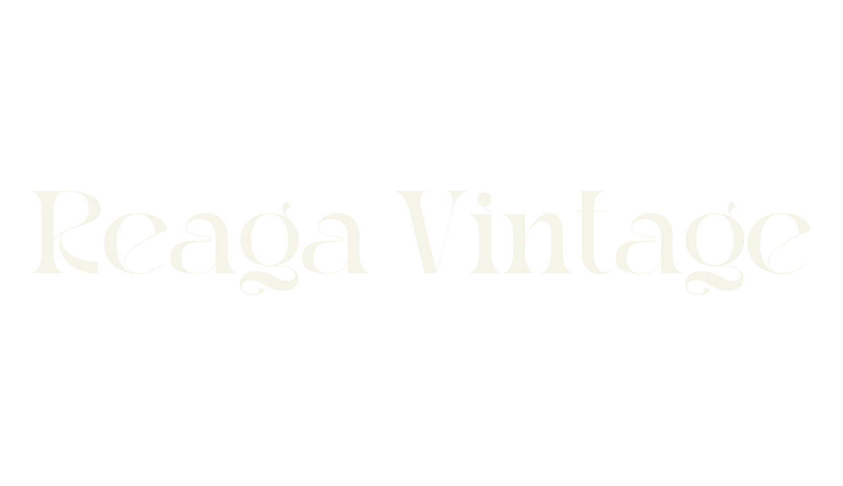 Reaga Vintage, display market font preview