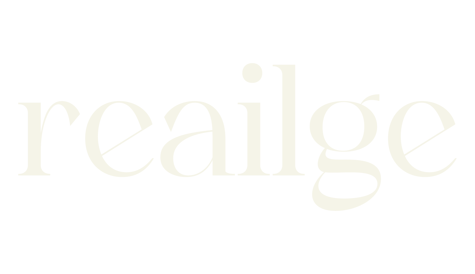 reailge, serif font preview