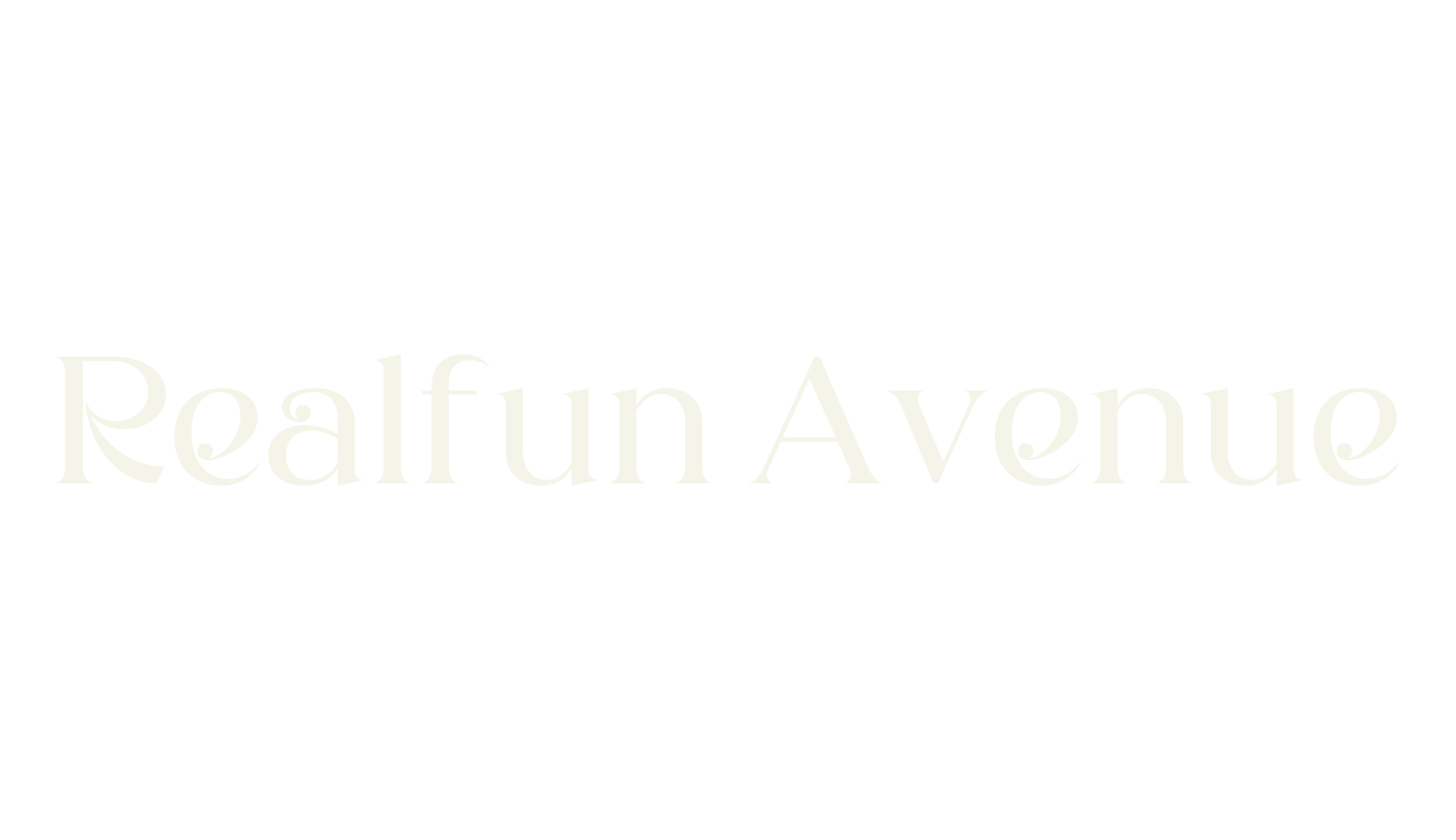 Realfun Avenue, vintage font preview