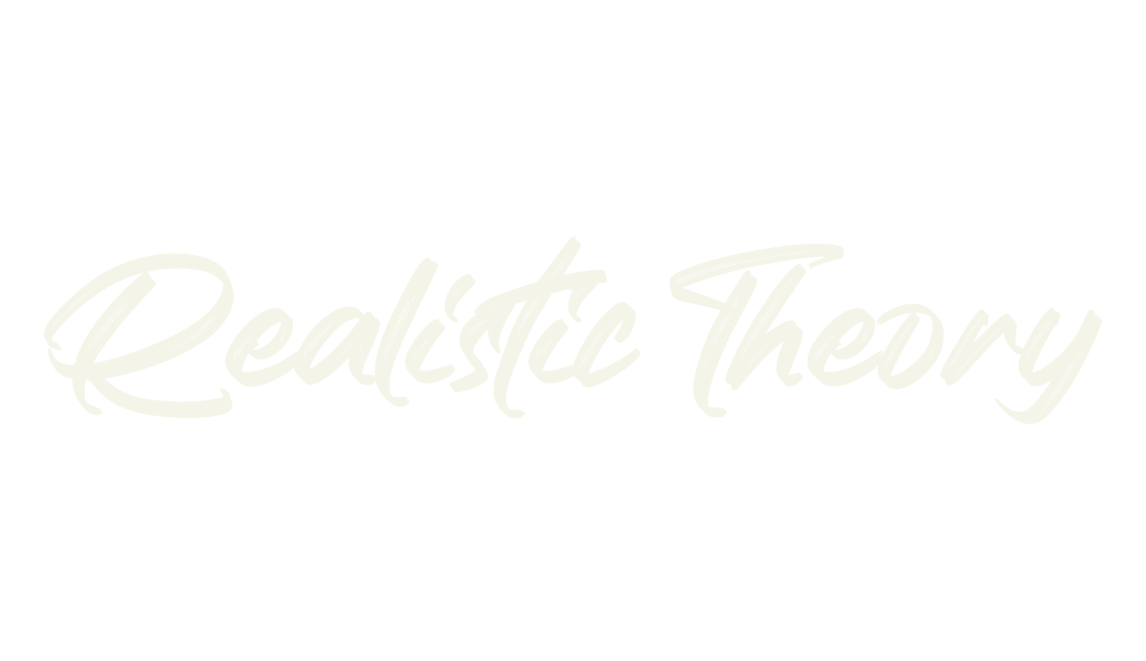 Realistic Theory, handwriting font preview