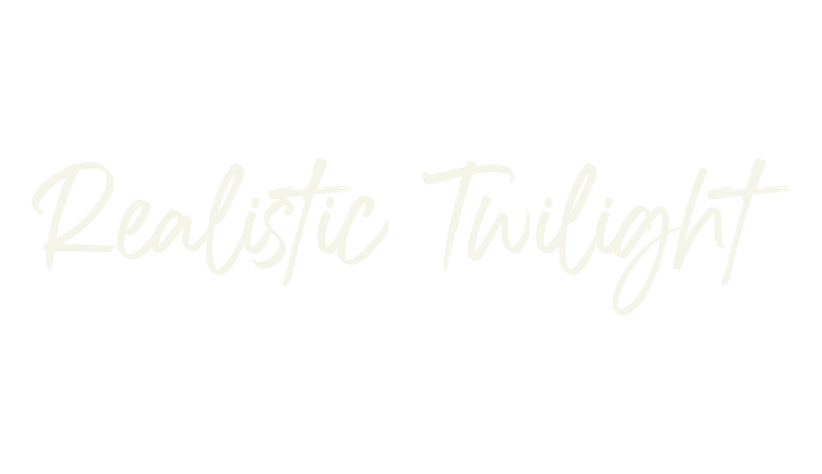 Realistic Twilight, fashion script font preview