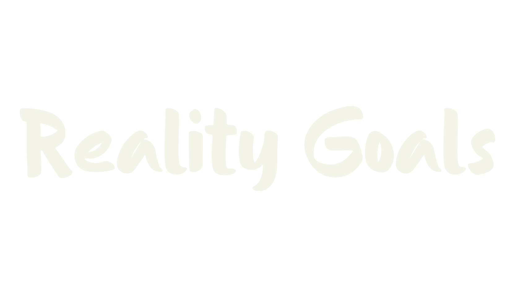 Reality Goals, fancy font preview