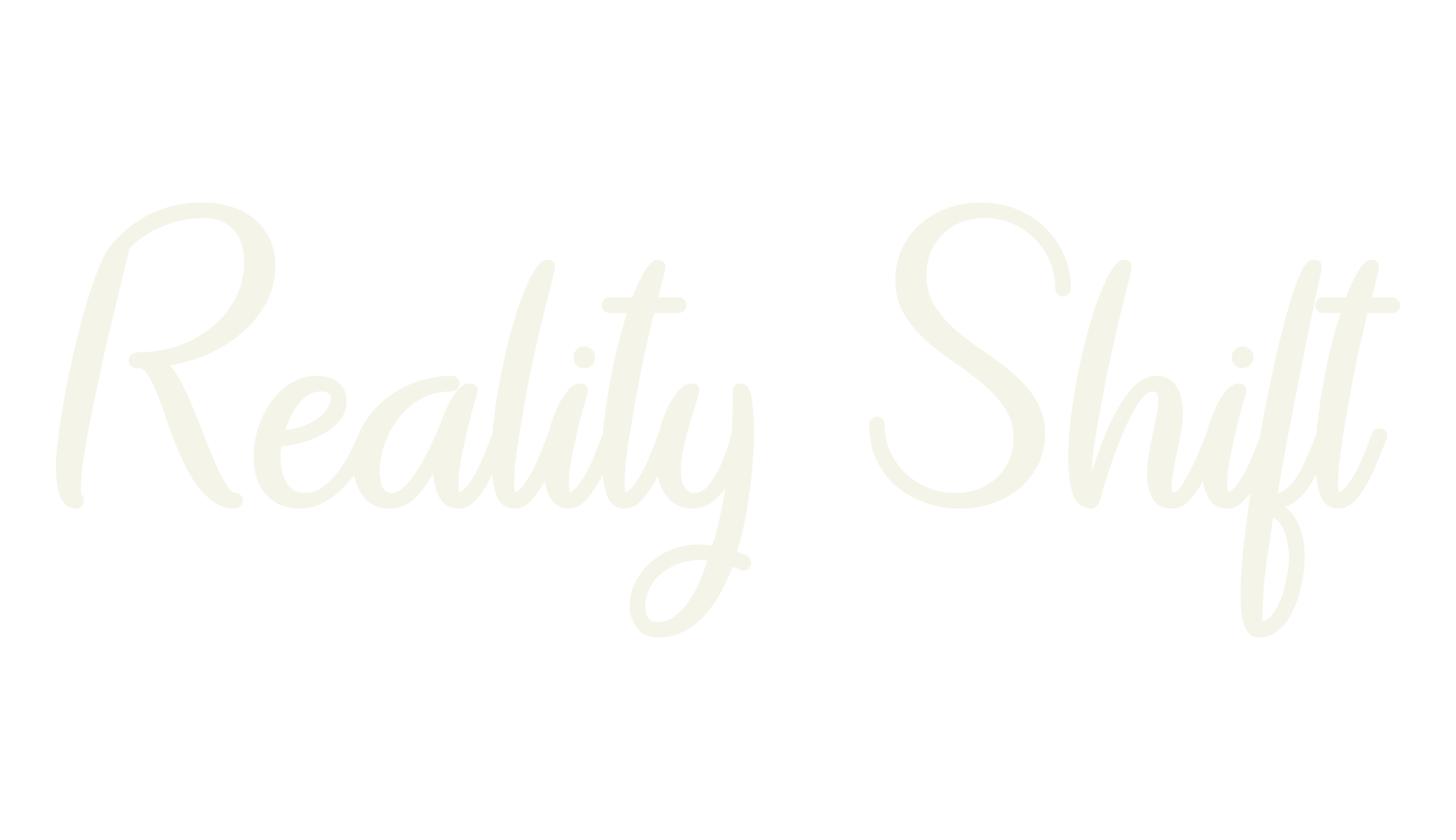 Reality Shift, fashion script font preview