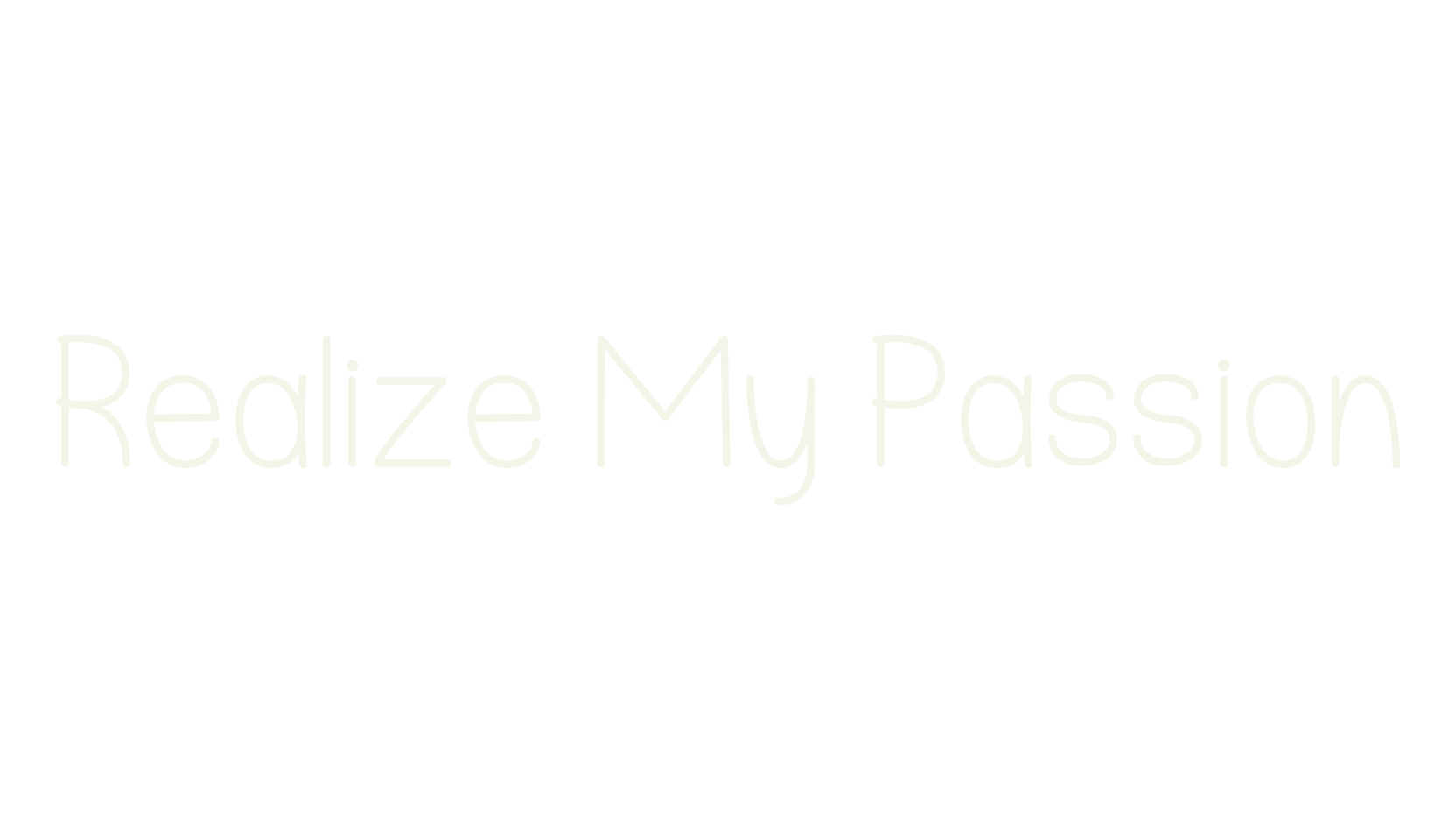 Realize My Passion, cute font preview