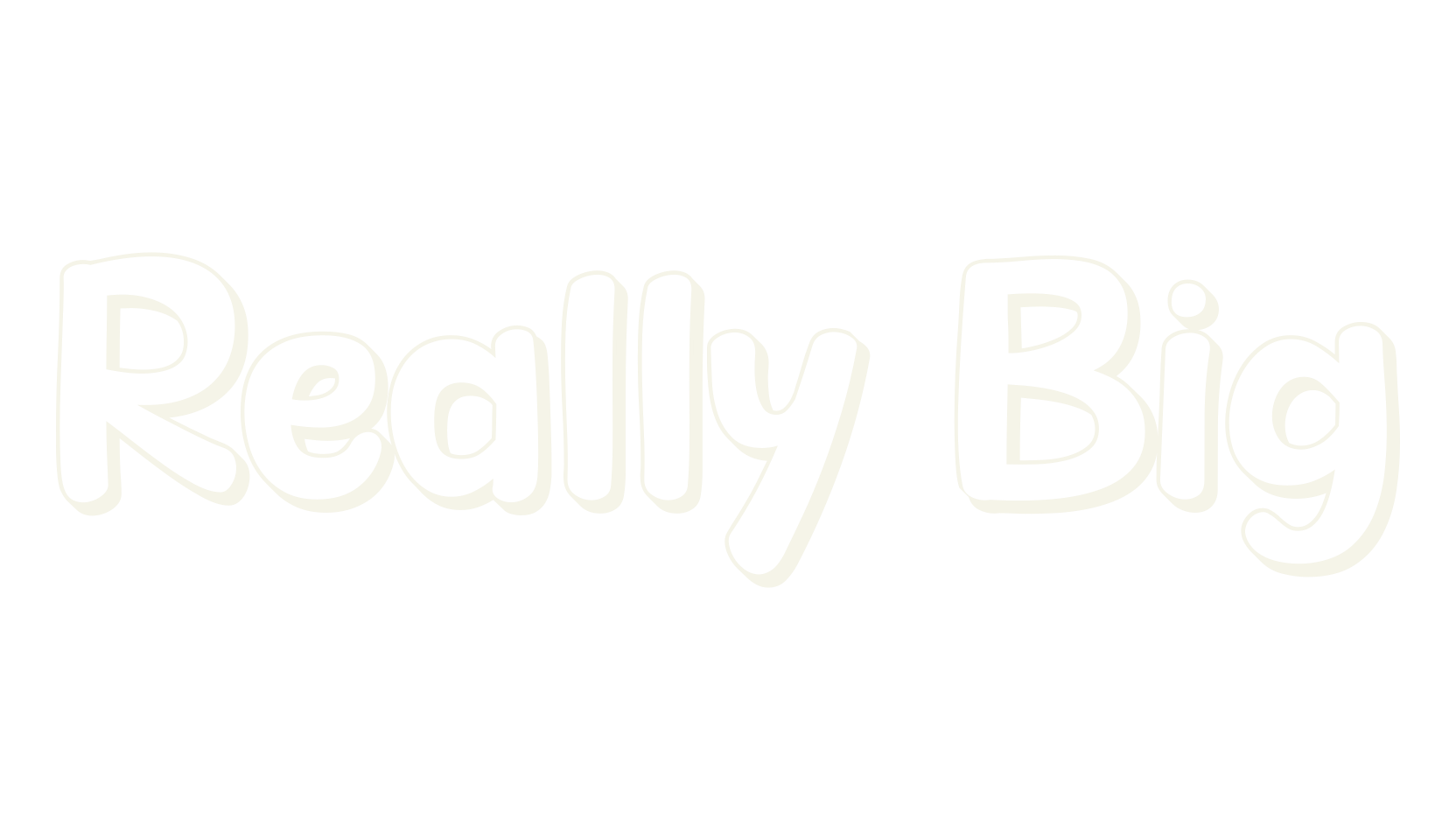 Really Big, display market font preview