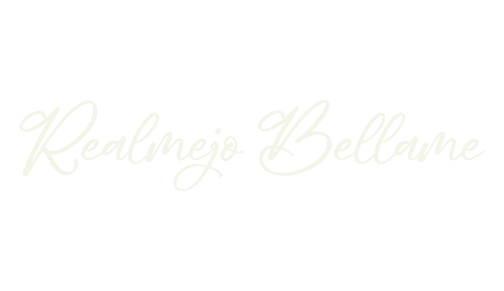 Realmejo Bellame, cursive font preview