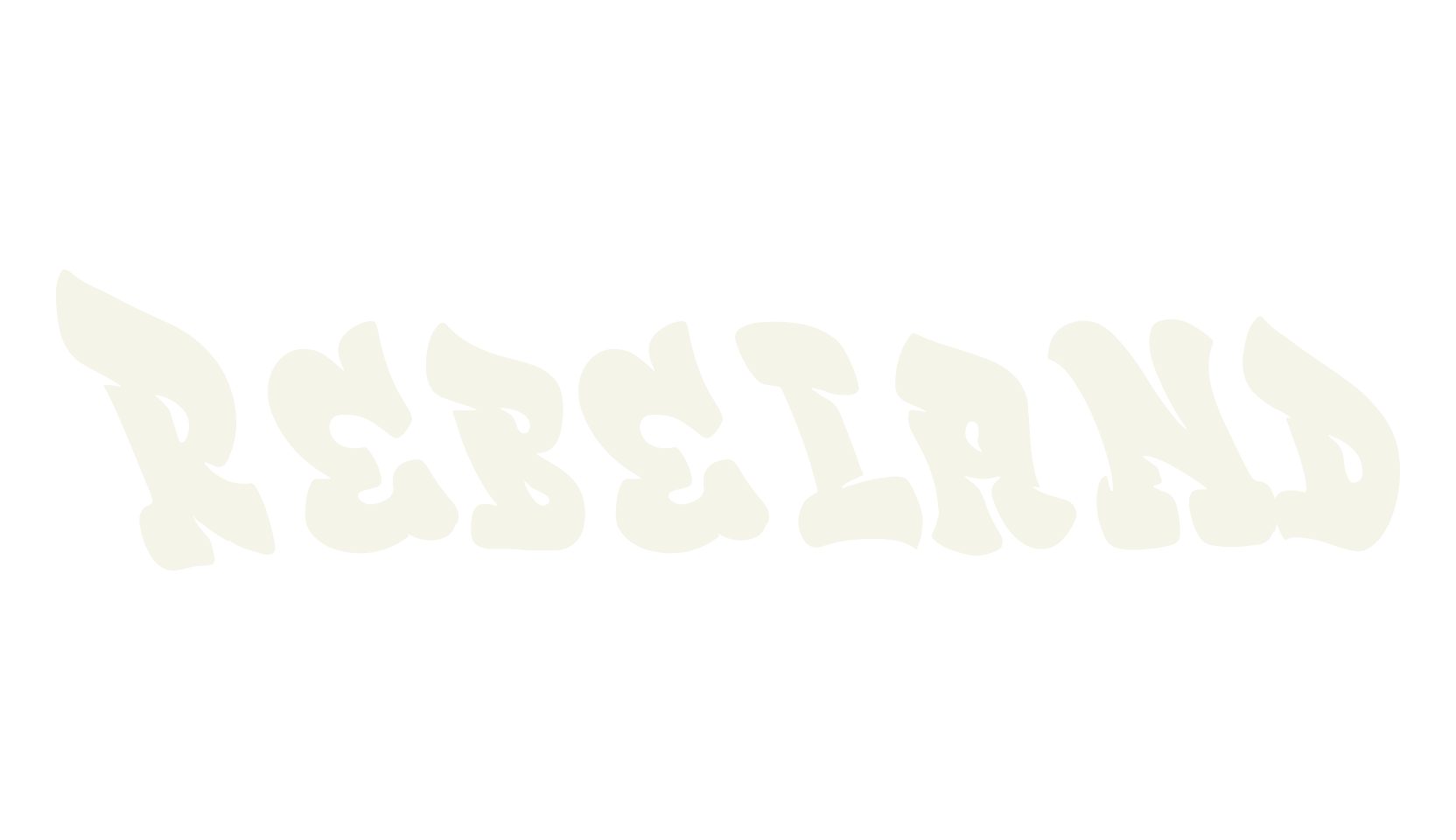 Rebeland, graffiti font preview