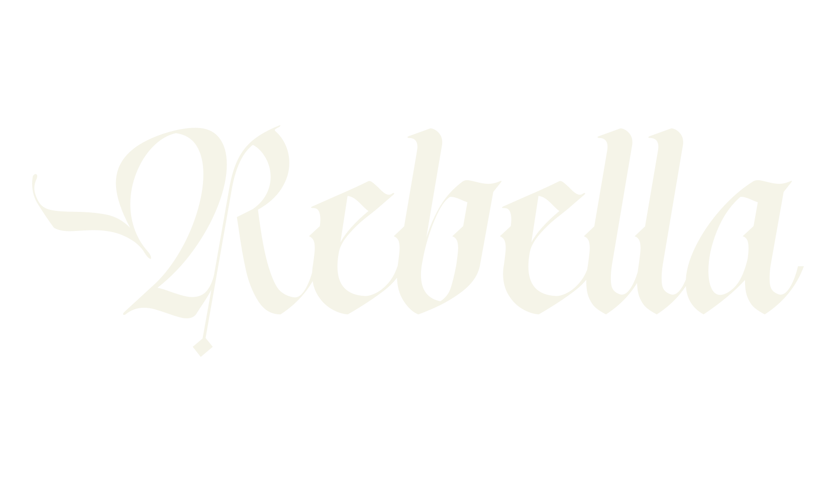 Rebella, fashion script font preview