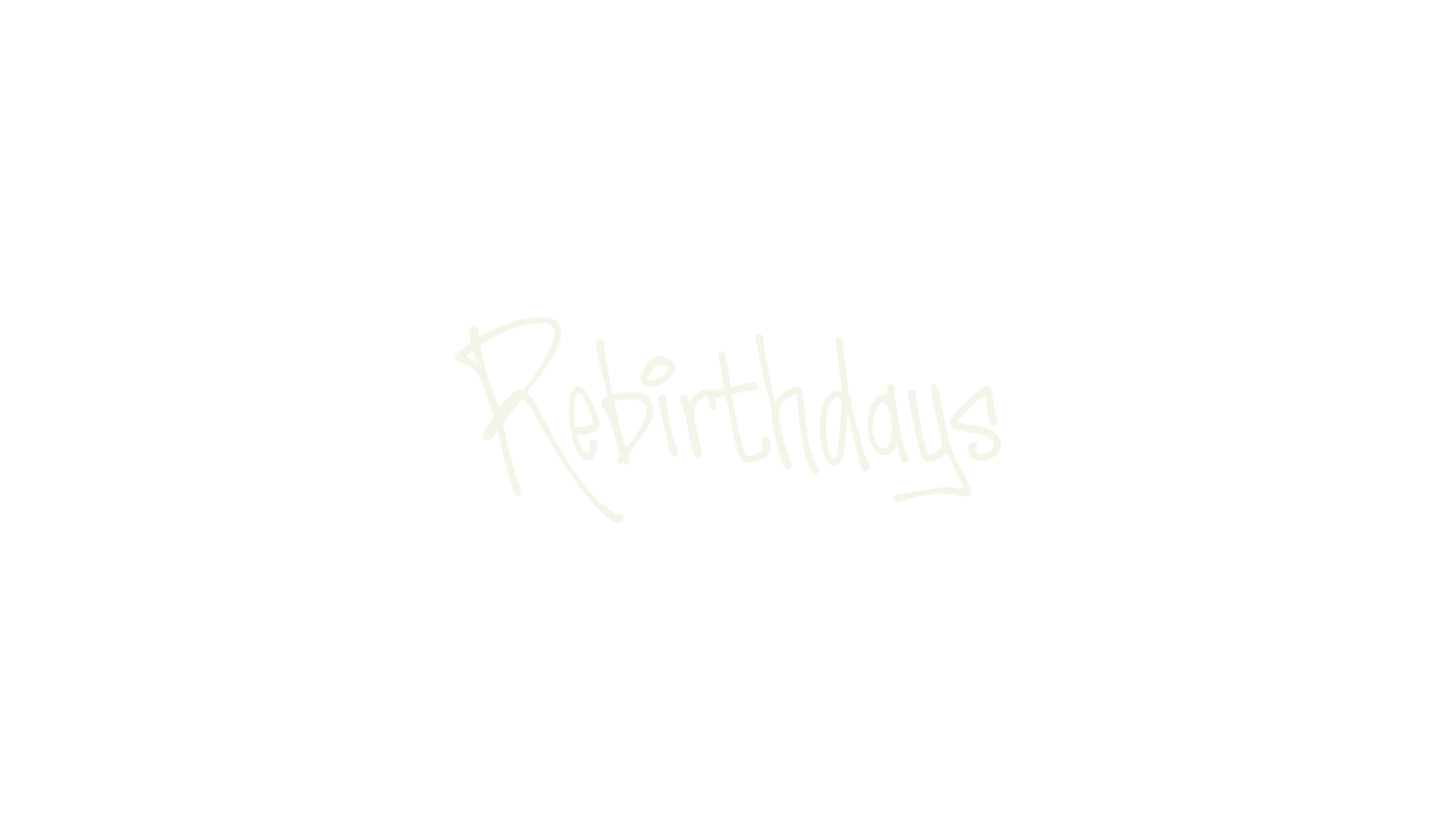 Rebirthdays, graffiti font preview