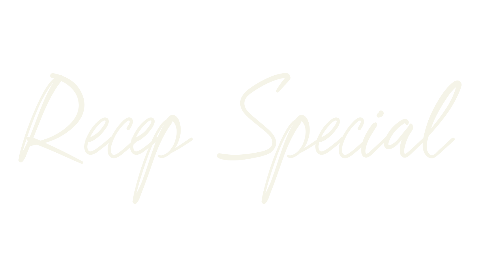 Recep Special, cafe font preview
