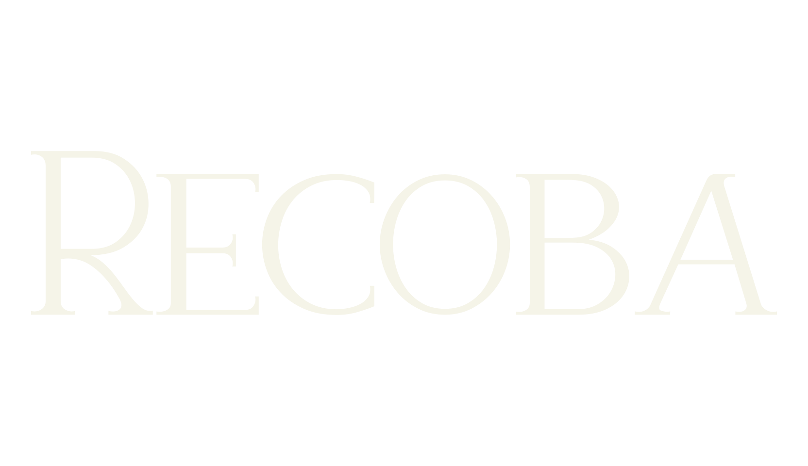 Recoba, sans font preview