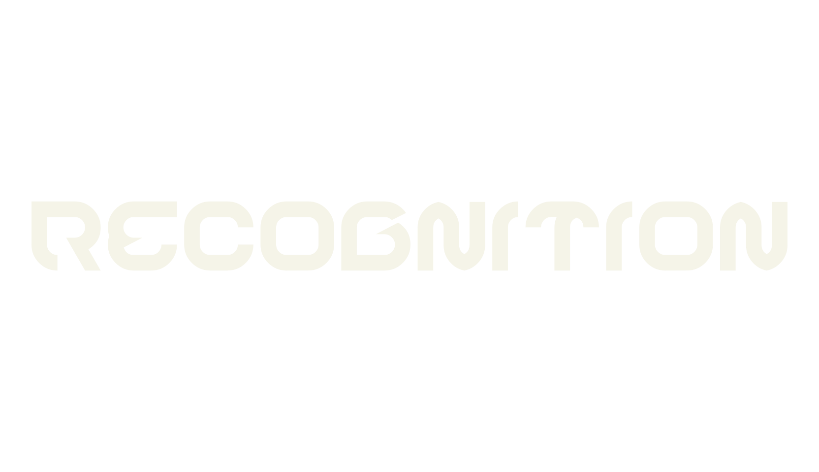 RECOGNITION, display market font preview