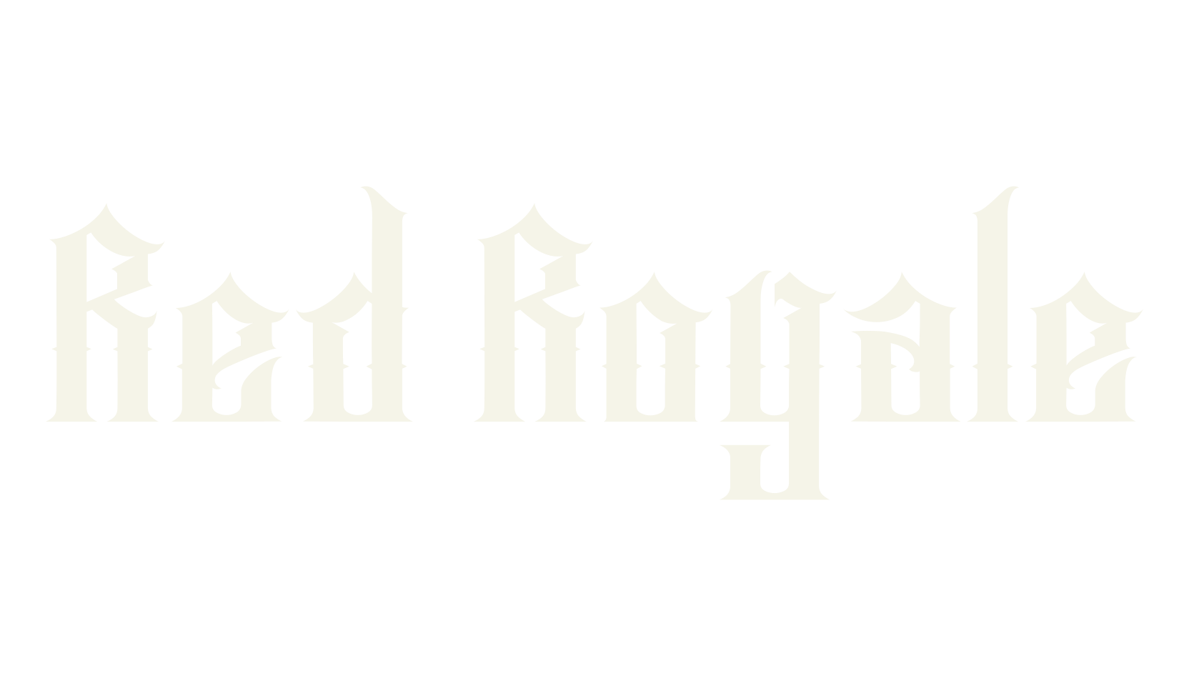 Red Royale, tattoo font preview