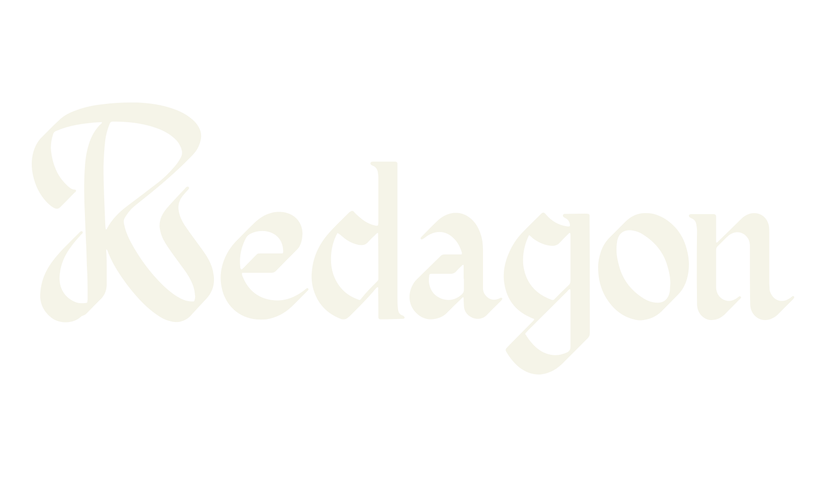 Redagon, tattoo font preview