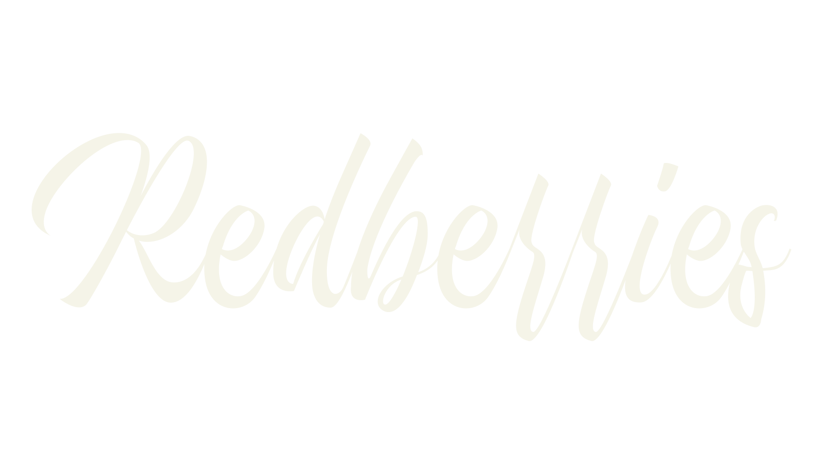 Redberries, fashion script font preview